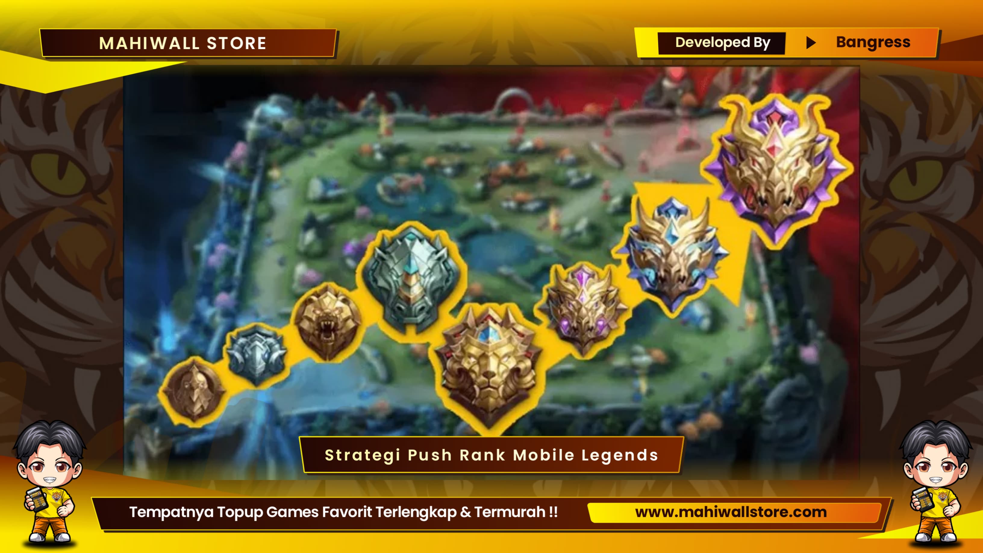 Strategi Push Rank Mobile Legends 
